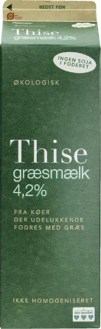 ØKO THISE GRÆSMÆLK 4,2% – produktbillede