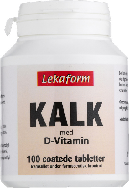LEKAFORM MINI KALK MED D-VITAMIN – produktbillede