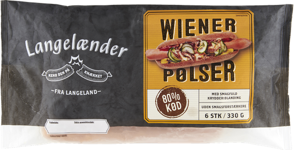 WIENER-PØLSER 330 G