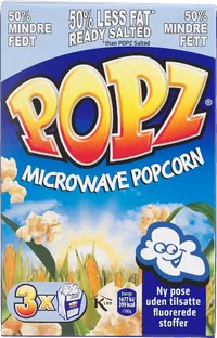 POPZ MICROPOPCORN 50% 3 X – produktbillede