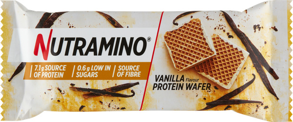 NUTRAMINO PROTEIN WAFER VANILLA – produktbillede