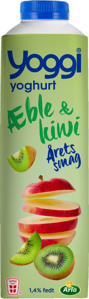 YOGGI YOGHURT ÆBLE/KIWI