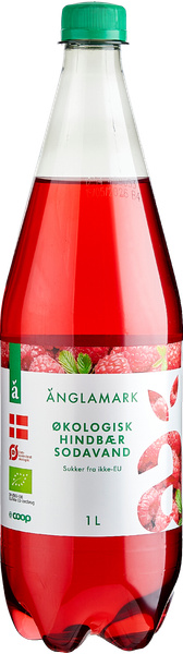 ØKO ÄNGLAMARK HINDBÆR SODAVAND – produktbillede