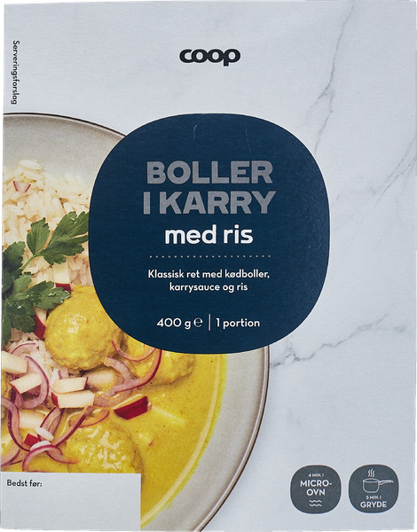 COOP BOLLER I KARRY MED RIS 400 G – produktbillede