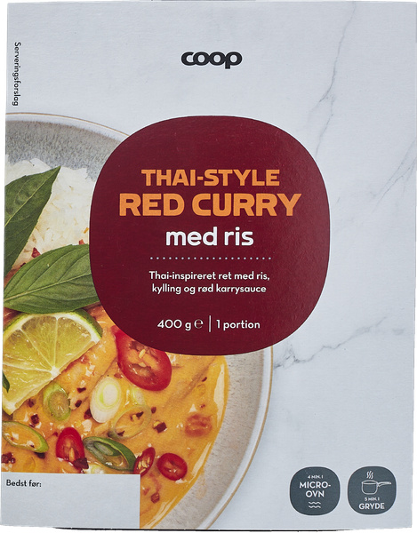COOP THAI INSPIRERET KARRY MED RIS – produktbillede