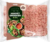 COOP HAKKET GRISEKØD 4-7% 6/700 FP – produktbillede