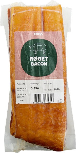 COOP RØGET BACON – produktbillede