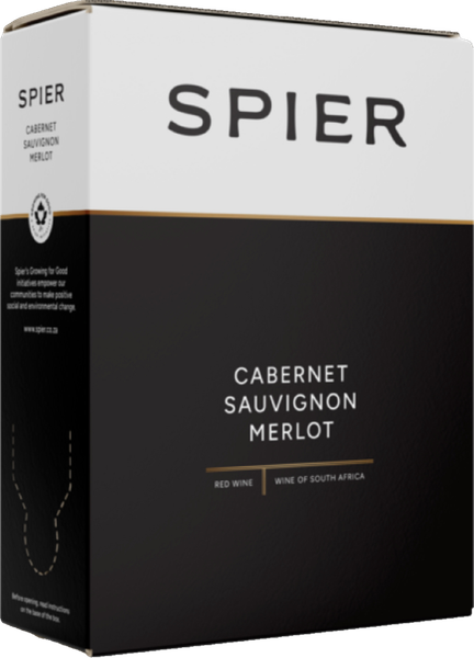 SPIER CAB/MERLOT SYDAFRIKA BIB 3 L 14%