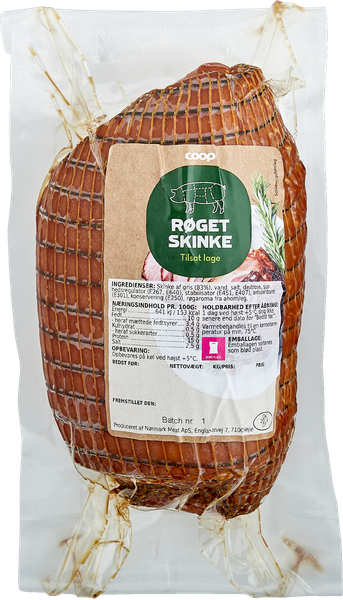 COOP RØGET SKINKE 6/900 G NM – produktbillede