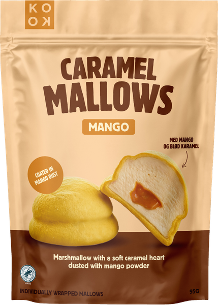 CARAMEL FILLED MALLOWS WITH MANGO 95 G
