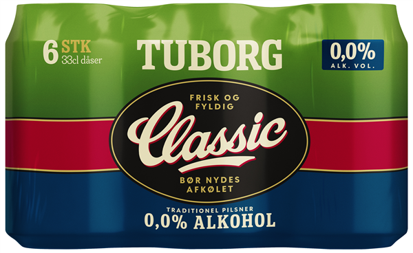 TUBORG CLASSIC 6-PAK – produktbillede