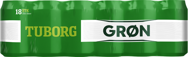 TUBORG GRØN 18X33 C