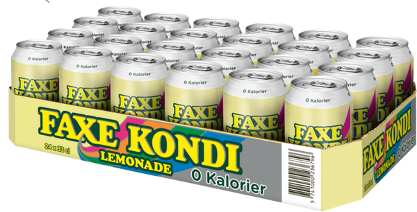 1/4 PL FAXE KONDI LEMONADE 0 KAL 24-PAK – produktbillede
