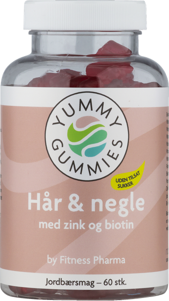FIT PH HÅR OG NEGLE GUMMIES 60 STK – produktbillede