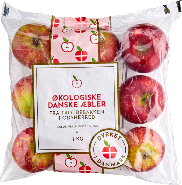 ØKO ÄNGLAMARK ÆBLER KL2 DANMARK 1KG/POSE