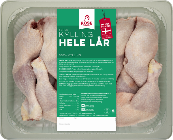 HELE LÅR U/RYG