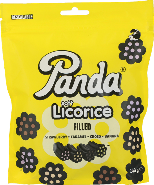 PANDA SOFT LICORICE FILLED