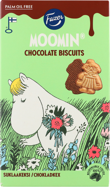 FAZER MOOMIN CHOCOLATE BISCUITS