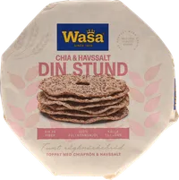 WASA KNÆKBRØD RUND CHIA & HAVSALT – produktbillede