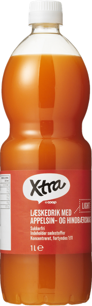 XTRA APPELSIN HINBÆR DRIK 1 L/12 L – produktbillede