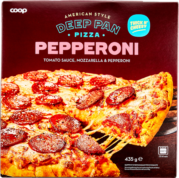 COOP DEEP PAN PEPPERONI PIZZA