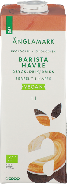 ØKO ÄNGLAMARK HAVRE BARISTA