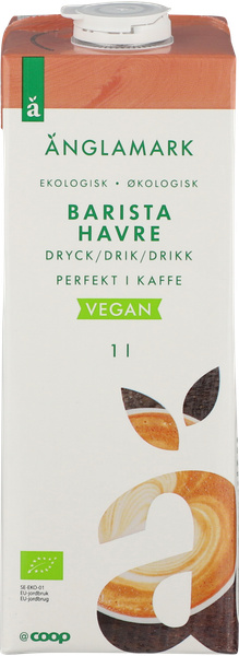 ØKO ÄNGLAMARK HAVRE BARISTA – produktbillede