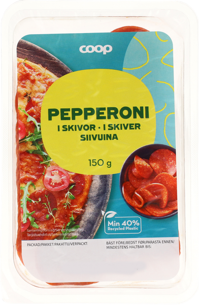 COOP PEPPERONI SKIVER – produktbillede
