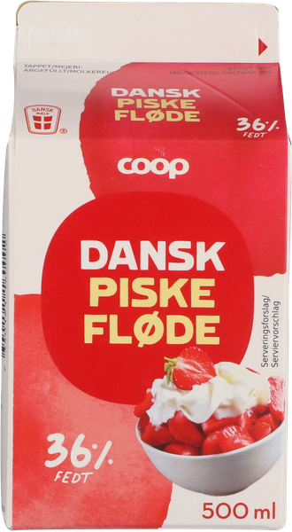 COOP PISKEFLØDE 36% – produktbillede