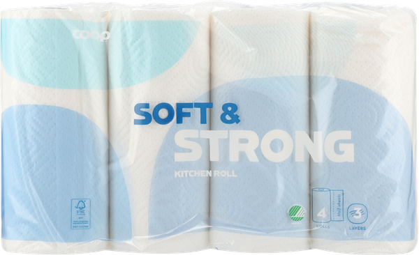 COOP SOFT & STRONG KØKKENRULLE 3LAG