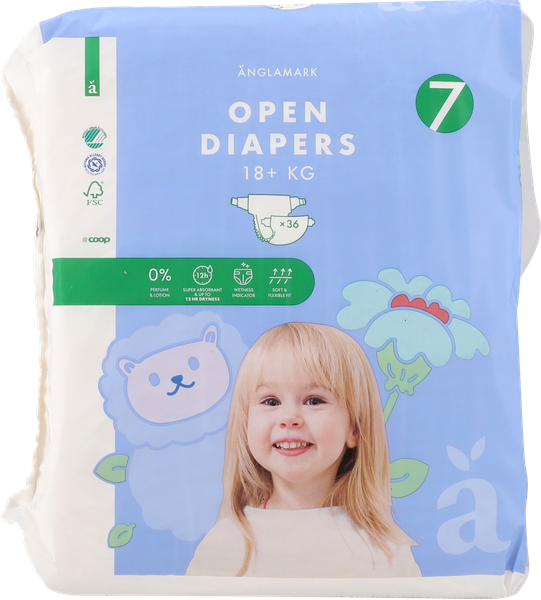 ÄM DIAPER XXL W/FLUFF SIZE 7