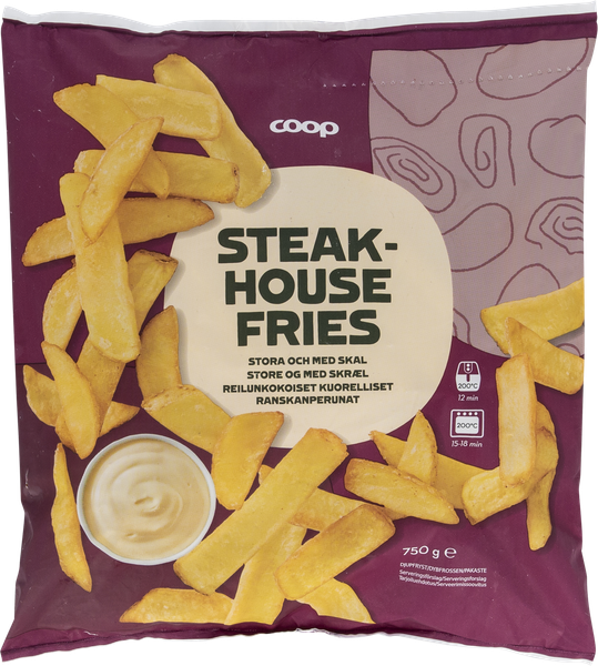 COOP STEAKHOUSE FRIES 750 G – produktbillede