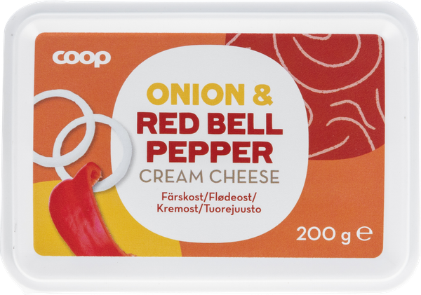 COOP FLØDEOST LØG OG PEBERFRUGT 200 G – produktbillede