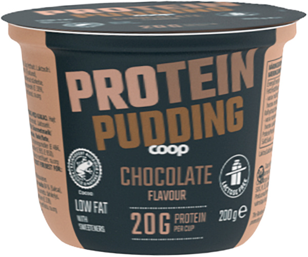 COOP PROTEIN PUDDING CHOKOLADE 200 G – produktbillede