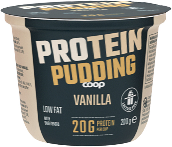 COOP PROTEIN PUDDING VANILJE 200 G – produktbillede