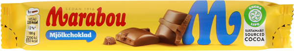 MARABOU BAR MÆLK 43G – produktbillede