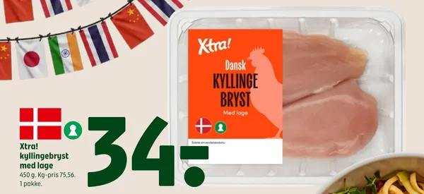 Xtra! kyllingebryst med lage
