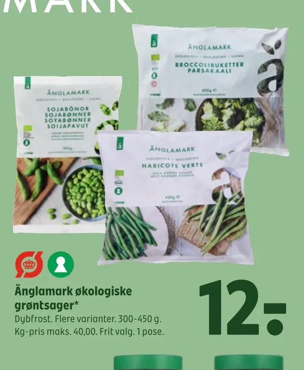 Änglamark økologiske grøntsager