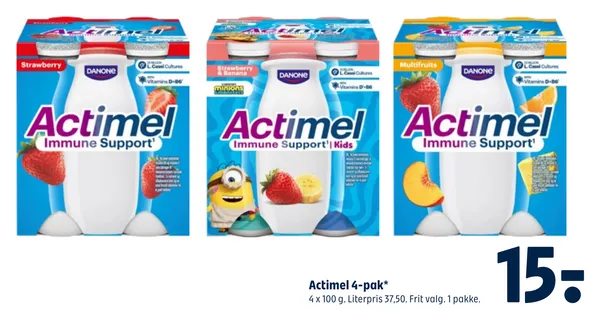 Drikkeyoghurt m. jordbær