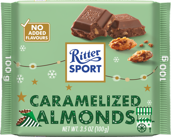 RITTER SPORT BRÆNDTE MANDLER