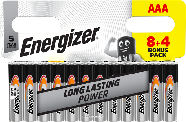 ENERGIZER EVERYDAY AAA DHP12 8+4 STK