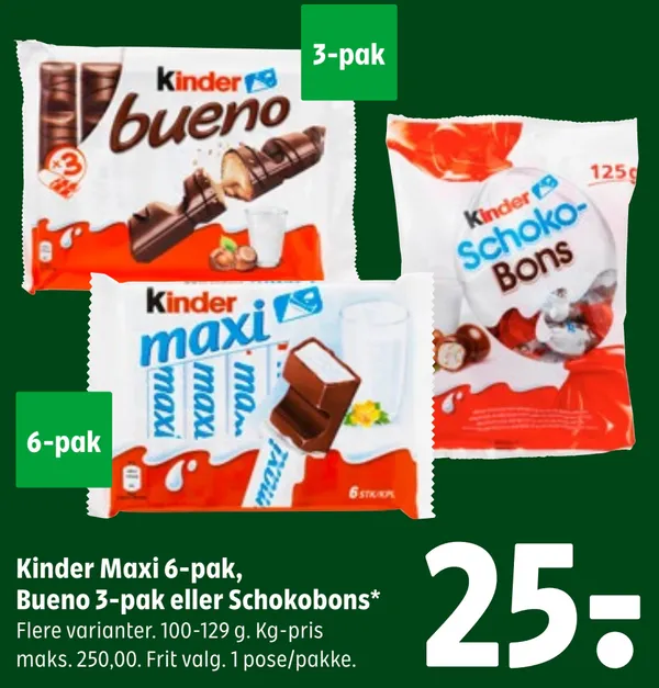Kinder Maxi Bar 6 Pak