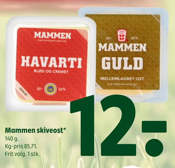 Havarti mellemlagret 32% fedt