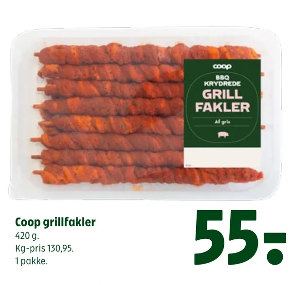 Coop grillfakler