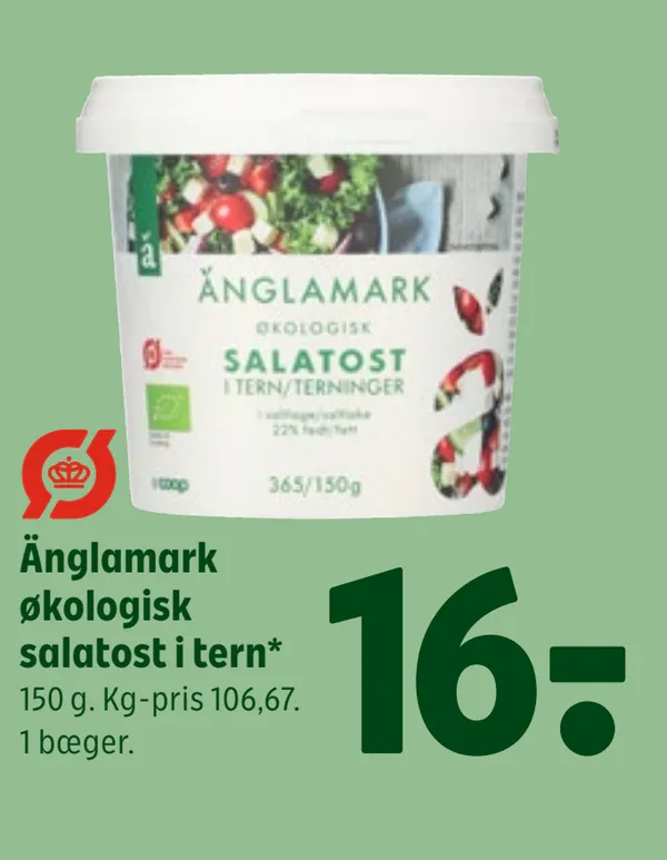 Änglamark økologisk salatost i tern