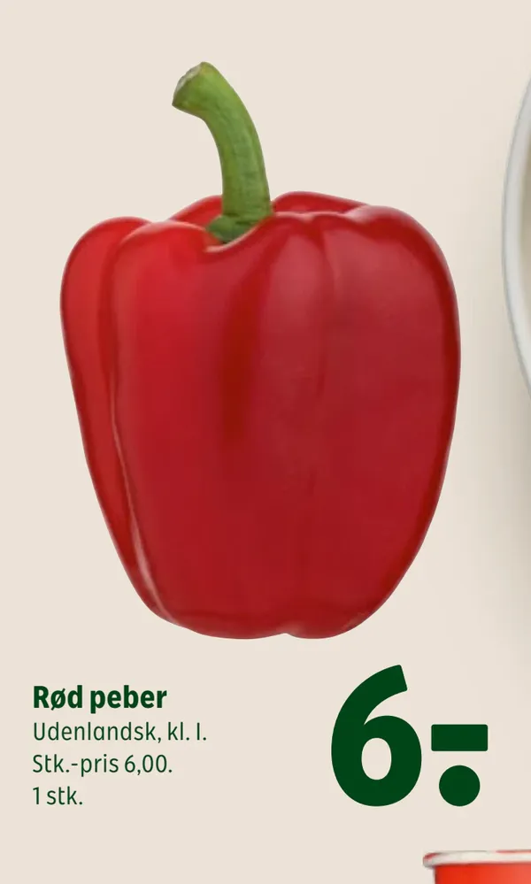 PEBER RØD 16-18 STK
