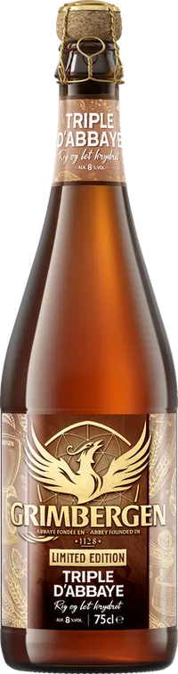 GRIMBERGEN TRIPLE D'ABBAYE 75 CL FL 8% – produktbillede