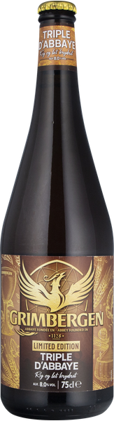 GRIMBERGEN TRIPLE D'ABBAYE 75 CL FL 8%