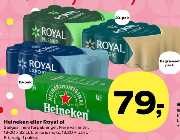 Royal Pilsner 20-Pk Ds