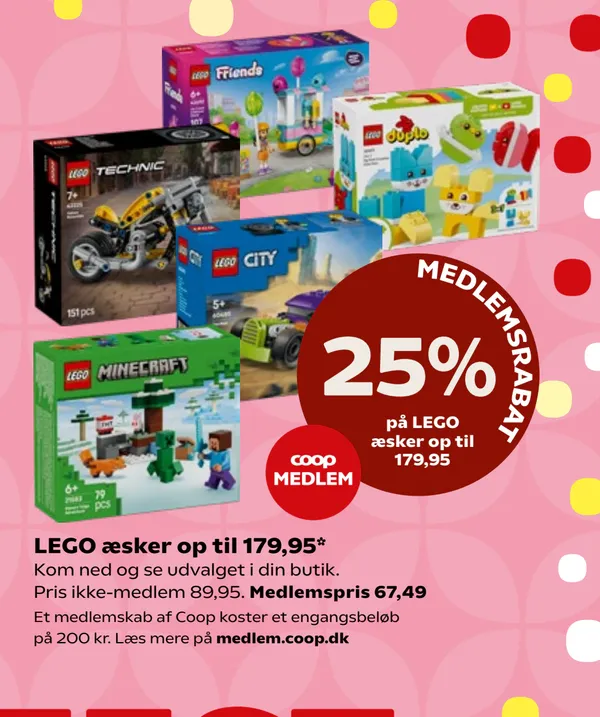LEGO æsker op til 179,95*